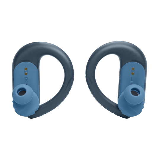 JBL Endurance Peak 3 - Blue - Dust and water proof True Wireless active earbuds - Back